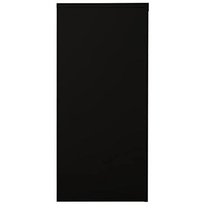 VidaXL Roldeurkast 90x40x90 cm staal zwart