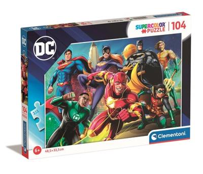 Clementoni legpuzzel super color dc comics, 104st.