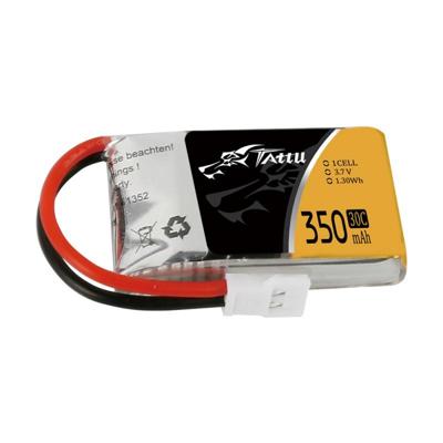 Tattu LiPo accupack 3.7 V 350 mAh Aantal cellen: 1 30 C Softcase Molex stekkersysteem