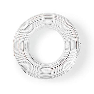 Speaker-Kabel | 2x 0,75 mm2 | 15,0 m | Folieverpakking | Transparant