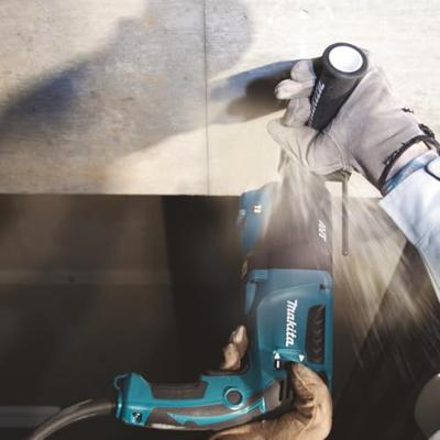 Makita HR2631FT13 Combihamer SDS-Plus 2,4J + snelwisselboorkop + 5 boren 800W in koffer - thumbnail