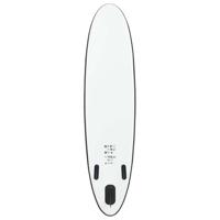 VidaXL Stand-up paddleboard opblaasbaar zwart en wit - thumbnail