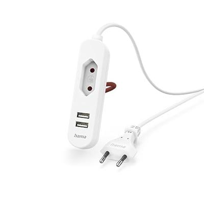 Hama 00223202 Stekkerdoos Wit 1 stuk(s)