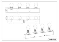 Trio Wand lampTheatro chroom - 283600406 - thumbnail