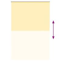 VidaXL Rolgordijn verduisterend 160x230 cm stofbreedte 156,6 cm geel - thumbnail