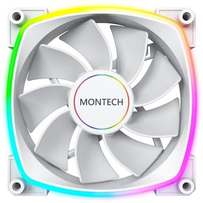 MONTECH Montech RX140 PWM ARGB Reverse Lüfter- 140mm, weiß PC-ventilator (b x h x d) 140 x 140 x 25 mm MONTECH Montech RX140 PWM ARGB Reverse Lüfter- 140mm, weiß PC-ventilator (b x h x d) 140 x 140 x 25 mm