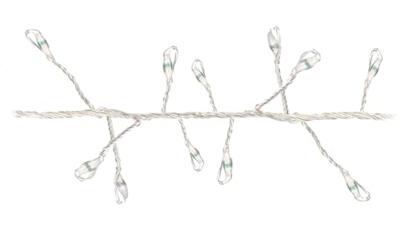 Zilverdraad - cluster - 240LED - warm wit
