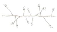 Zilverdraad - cluster - 240LED - warm wit - thumbnail
