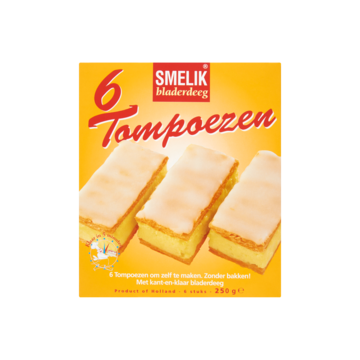 Smelik Tompoezen 6 Stuks 250 g bij Jumbo