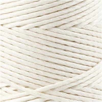 Creativ Company Bamboekoord, dikte 1 mm, wit, 65 m/ 1 rol