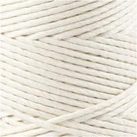 Creativ Company Bamboekoord, dikte 1 mm, wit, 65 m/ 1 rol - thumbnail