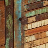 Dressoir met 3 lades 55x30x70 cm massief gerecycled hout - thumbnail