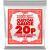 Ernie Ball 1020 Plain Steel .020 losse gitaarsnaar Ernie Ball 1020 Plain Steel .020 losse gitaarsnaar