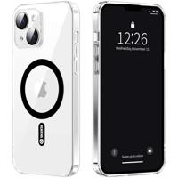 Valenta Tempered Glass Back Cover MagSafe Case Apple iPhone 14 Plus Clear - thumbnail