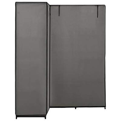 VidaXL Hoekkledingkast 130x87x169 cm grijs