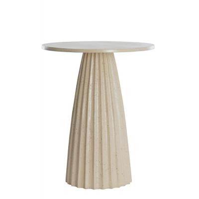 Light & Living Ronde Bijzettafel 'Veglia' 45cm, kleur Zand