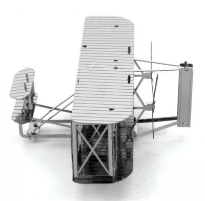 Eureka metal earth wright brothers airplane