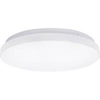 LED Plafondlamp - Aigi Syna - Opbouw Rond 24W - Natuurlijk Wit 4000K - Mat Wit - Aluminium - thumbnail