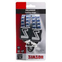 Snelbinder Trio Simson met 3 binders - marine/wit