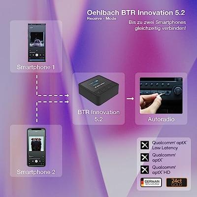 Oehlbach: BTR Evolution 5.2 Bluetooth® Zender/Ontvanger - Zwart - thumbnail