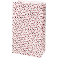 Vivi Gade Papieren zakken, trompet, h: 21 cm, afm 6x12 cm, 80 gr, rood, wit, 8 stuk/ 1 doos - thumbnail