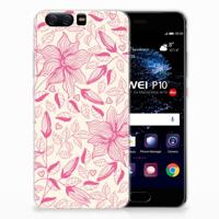 Huawei P10 | TPU Case | Pink Flowers - thumbnail
