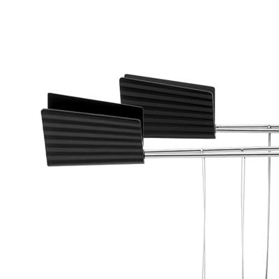 Alessi Tostiklemmen voor Broodrooster Plissé - Zwart - Michele de Lucchi - MDL08RA B