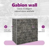 Schanskorfmuur met deksels 100x60x100 cm gegalvaniseerd staal - thumbnail