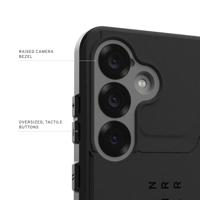 Urban Armor Gear Civilian Backcover Samsung Galaxy S25 Zwart Inductieve lading, Stootbestendig - thumbnail