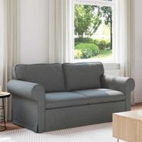 Bank Donkergrijs 215 x 82 x 80 cm Metaal - thumbnail