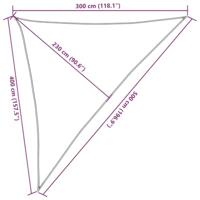 VidaXL Zonnezeil 160 g/m² 3x4x5 m hdpe donkergroen - thumbnail