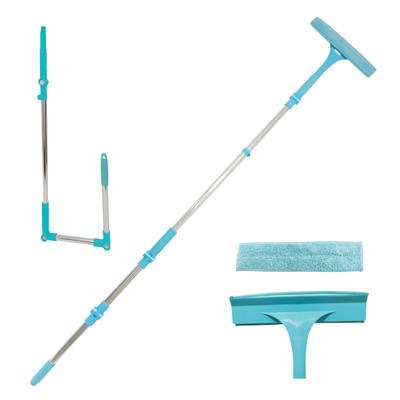 Vouwbare Raamwisser Set met Telescoopsteel