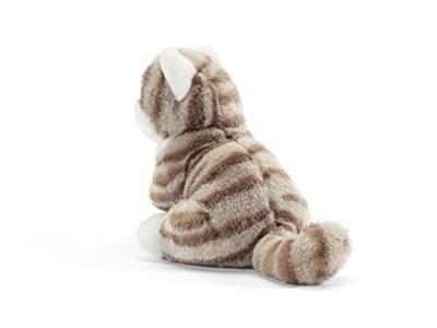 Trudi kitten brad white/grey: 14x18x20 cm (s-20851)