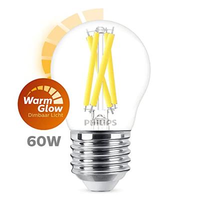 Philips LED 871951432463300 LED-lamp Energielabel D (A - G) E27 Kogel 5.9 W = 60 W Warmwit (Ø x l) 45 mm x 78 mm 1 stuk(s) Philips LED 871951432463300 LED-lamp Energielabel D (A - G) E27 Kogel 5.9 W = 60 W Warmwit (Ø x l) 45 mm x 78 mm 1 stuk(s)