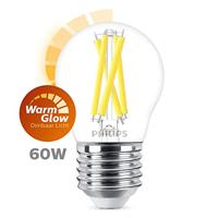 Philips LED 871951432463300 LED-lamp Energielabel D (A - G) E27 Kogel 5.9 W = 60 W Warmwit (Ø x l) 45 mm x 78 mm 1 stuk(s) - thumbnail
