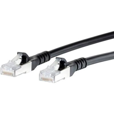 Metz Connect 1308451000-E RJ45 Netwerkkabel, patchkabel CAT 6A S/FTP 1.00 m Zwart Snagless 1 stuk(s) Metz Connect 1308451000-E RJ45 Netwerkkabel, patchkabel CAT 6A S/FTP 1.00 m Zwart Snagless 1 stuk(s)