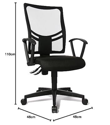 Topstar bureaustoel Net Point 10, zwart Topstar bureaustoel Net Point 10, zwart