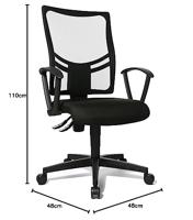 Topstar bureaustoel Net Point 10, zwart - thumbnail