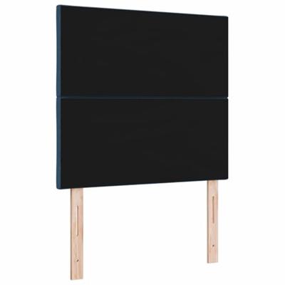Stoffen Hoofdbord Geometrisch met hoofdeinde Blauw 100 cm Stof