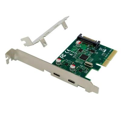 Conceptronic EMRICK07G 2 poorten USB-C 3.1 Gen2-interfacekaart PCI-Express, USB-C PCIe x4