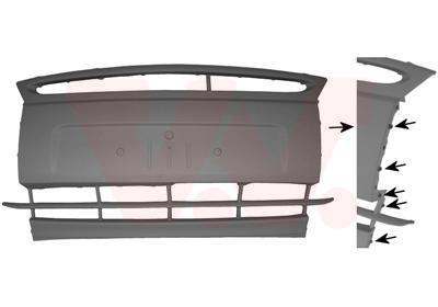 VOORBUMPERBLAD MIDDEN TE VERVEN (niet StreetKa) 1865574