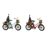 Kerstversiering DKD Home Decor Rood Hemelsblauw 16 x 8 x 12,5 cm (2 Stuks) - thumbnail