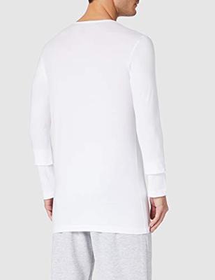 Heren ondershirt lange mouw - 95/5 - Katoenen shirt lange mouw - Ronde hals
