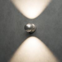 Cupo Smart Wandlamp LED - Wifi + Bluetooth - 10 Watt 600lm - Dimbaar - RGBWW - IP54 waterdicht - Up & Down lamp - RVS - Google Home, Amazon Alexa en Siri - thumbnail