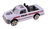 LG Imports schaalmodel Patrol Police pickup 7 cm wit - thumbnail