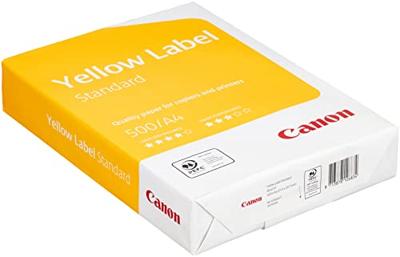 Kopieerpapier yellow label standaard a4 80gr wit | 5 stuks