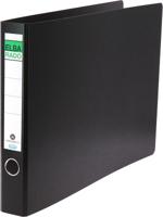 Elba Rado Ordner, ft A3 liggend, uit karton, rug van 5,5 cm, zwart - thumbnail