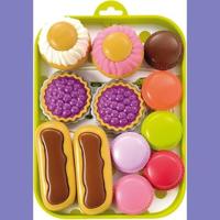 Ecoffier Ecoiffier dienblad met koekjes - thumbnail