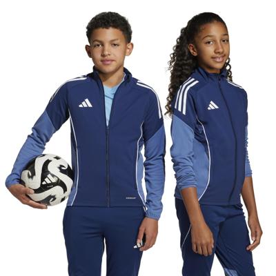 adidas Tiro 25 Competition Trainingsjack Kids Donkerblauw Wit adidas Tiro 25 Competition Trainingsjack Kids Donkerblauw Wit
