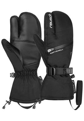 Reusch Demi R-TEX® XT Lobster 3 Vinger Handschoen Dames Black/Silver 6,5 - thumbnail